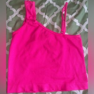 Cute Hot Pink Crop Top